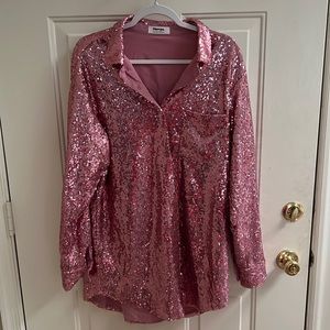 ERAS TOUR SEQUINS SHIRT DRESS 💕